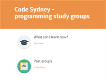 Tablet Screenshot of codesydney.com